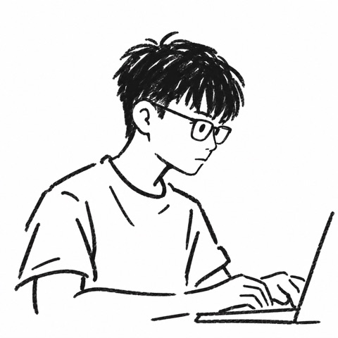 Sketch portrait of Khai Le-Duc